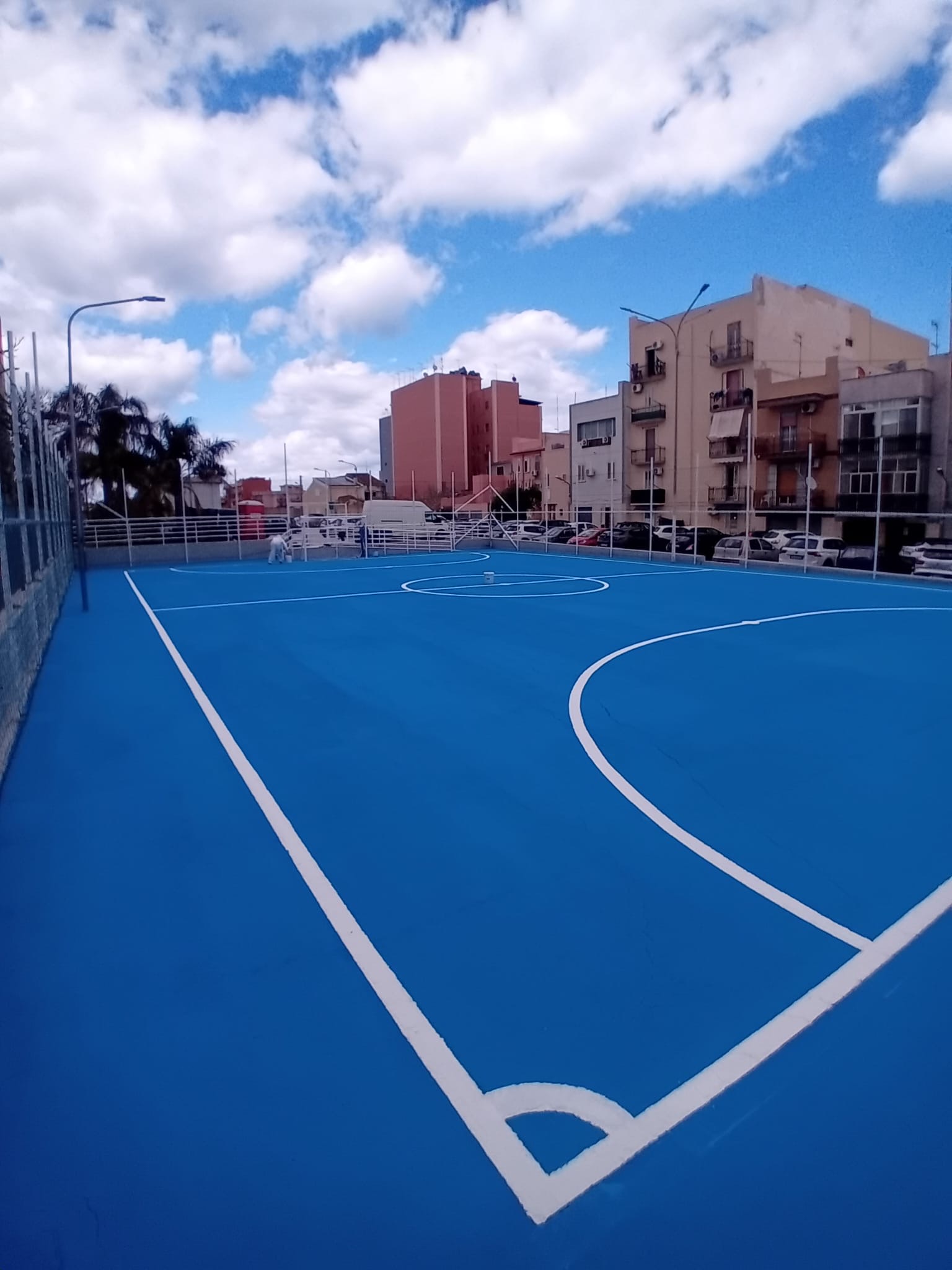 Campo sportivo: dettaglio delle linee