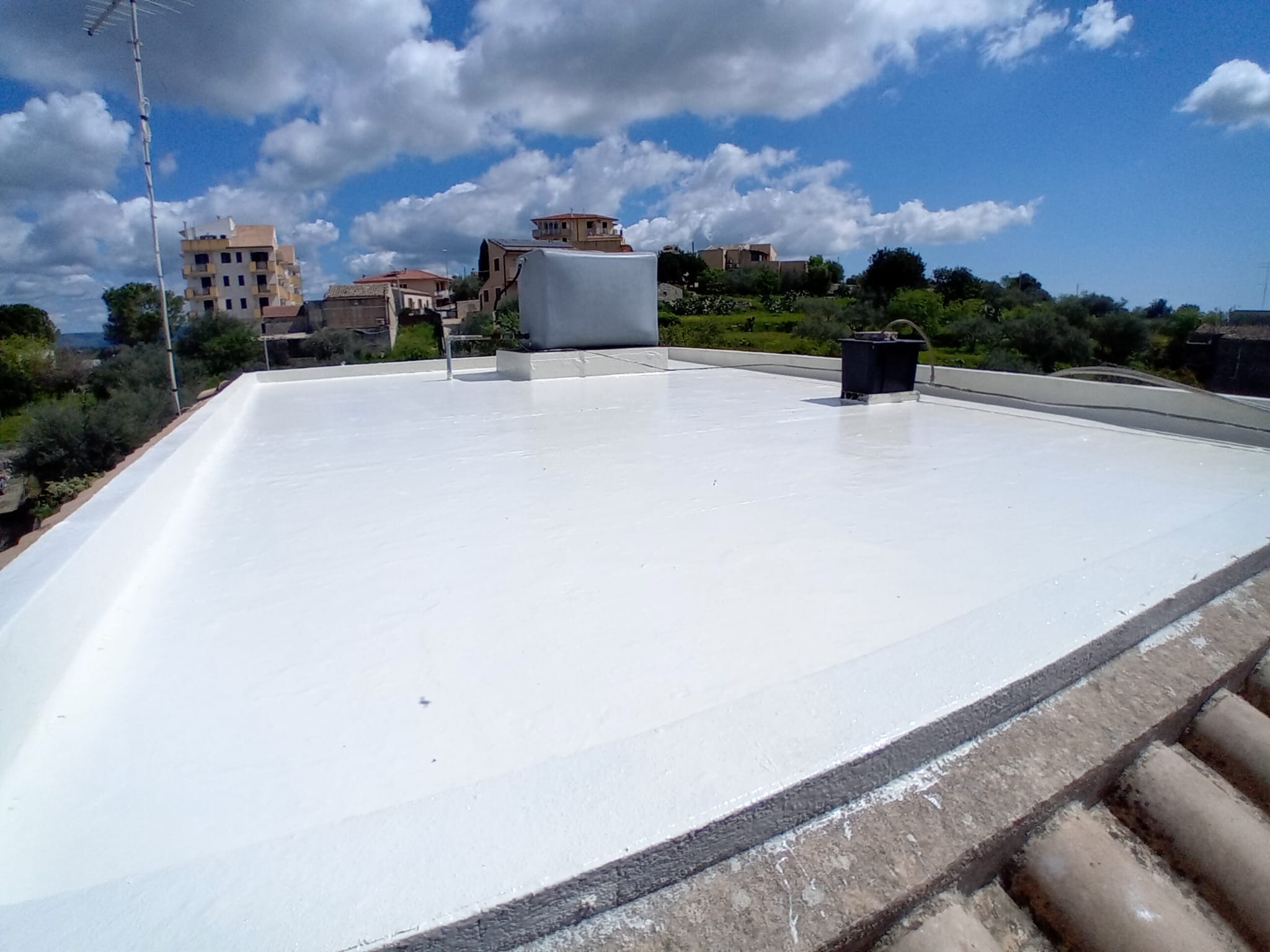 Impermeabilizzazione di una copertura